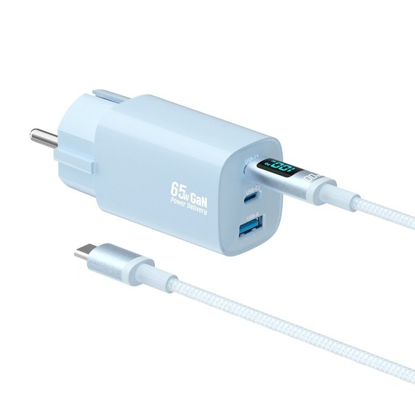 65W GaN 3포트 충전기